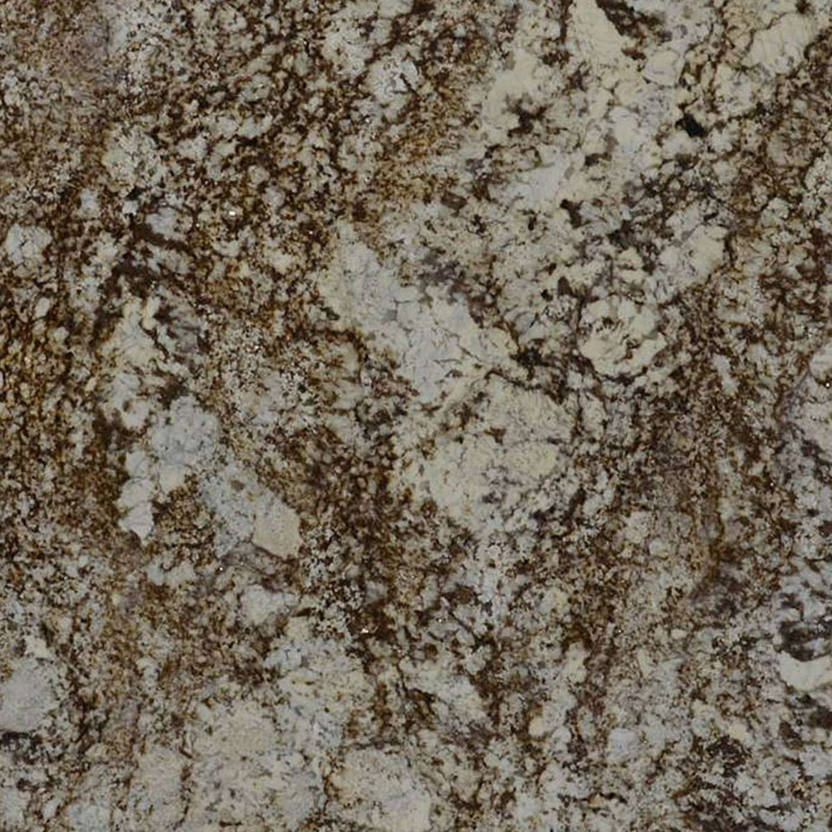 Closeup image of Desert Beach Brown Granite countertop slab