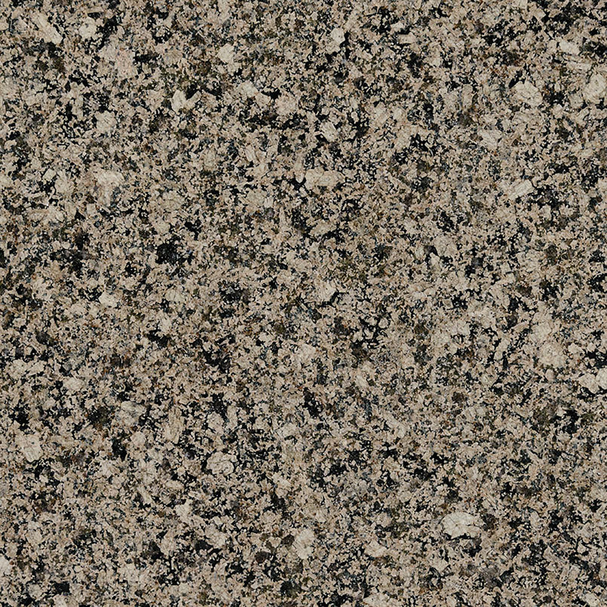 Closeup image of Desert Brown Grey Granite countertop slab