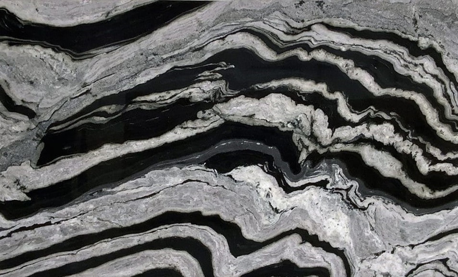 Image of Eclipse White Granite countertop slab