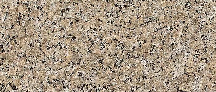Closeup image of Ferro Gold Brown Granite countertop slab