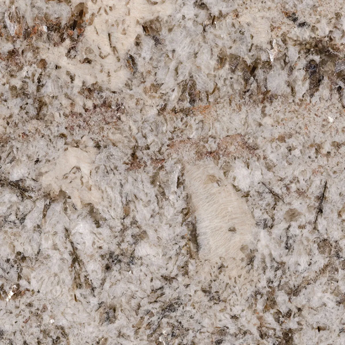 Closeup image of Ganache Grey Granite countertop slab