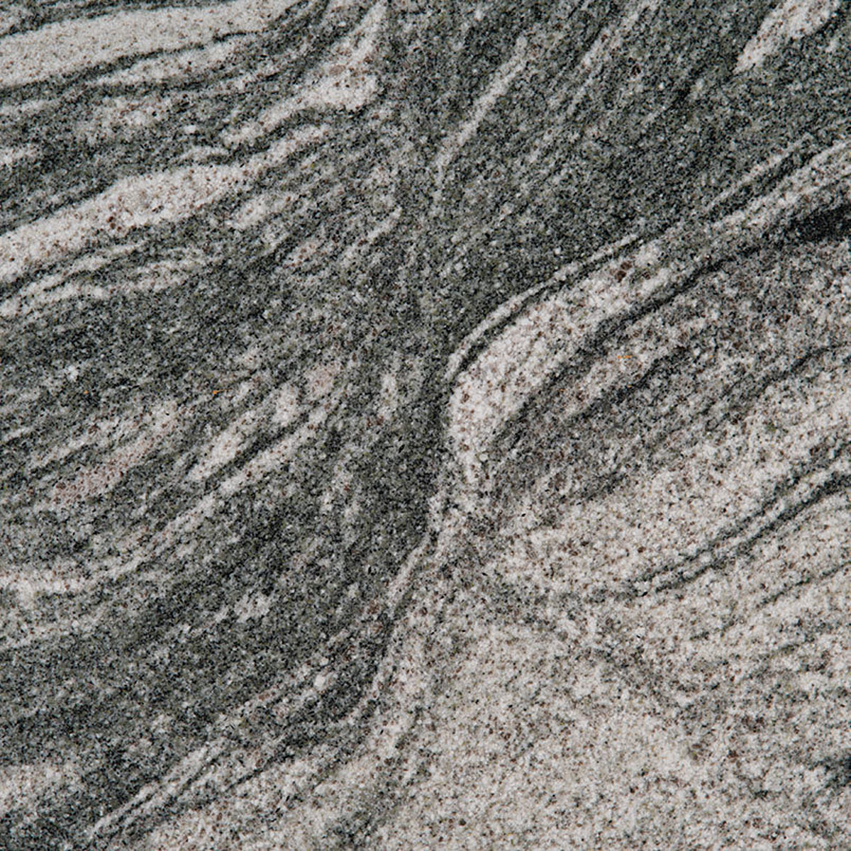Closeup image of Gray Mist Granite countertop slab