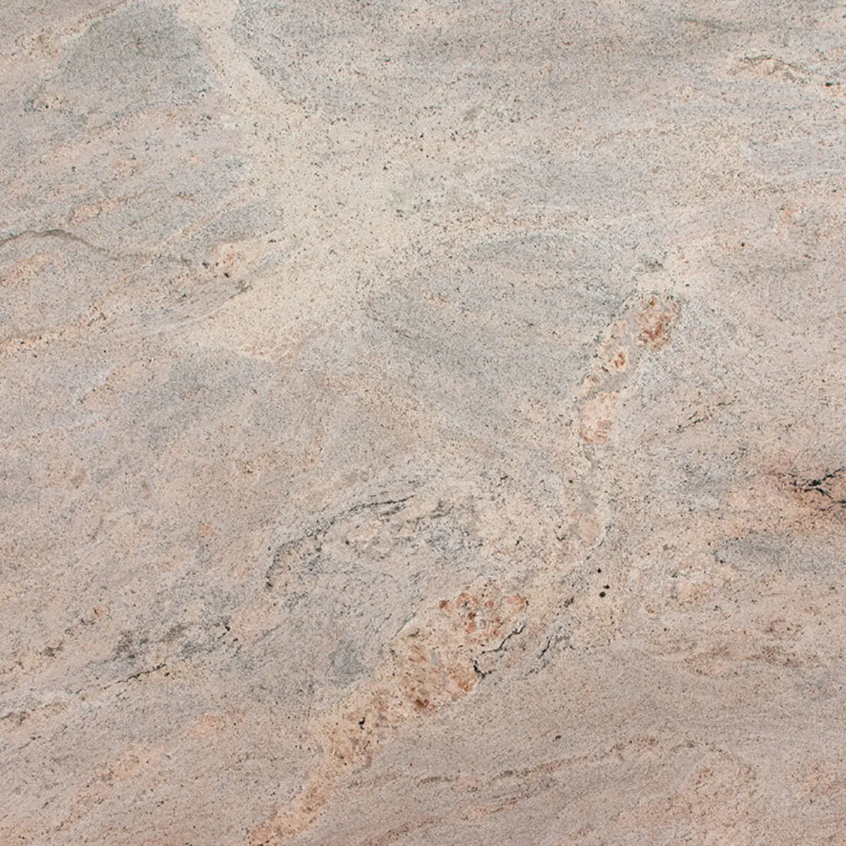 Closeup image of Ivory Fantasy Grey Granite countertop slab