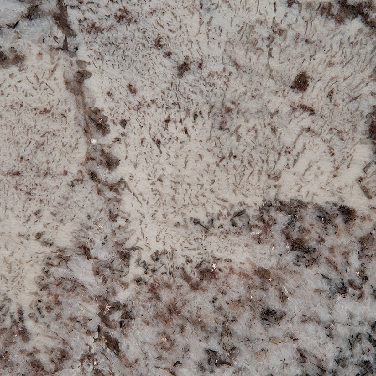 Closeup image of Mystic Spring Grey Granite countertop slab