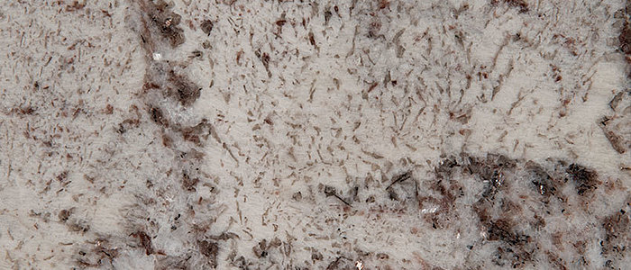 Closeup image of Mystic Spring Grey Granite countertop slab