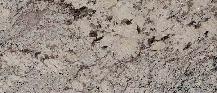 Closeup image of Nevasca Mist Granite countertop slab