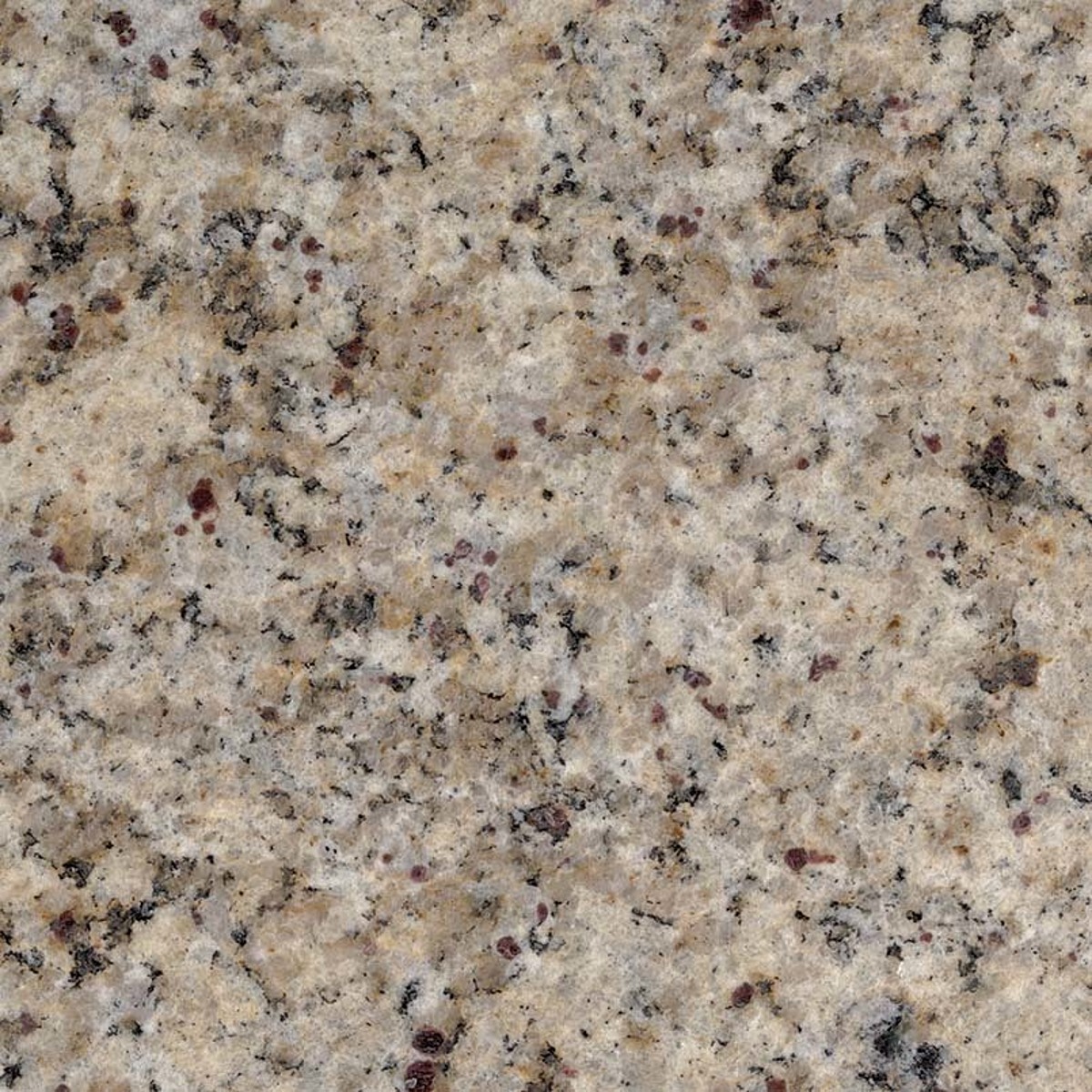 Closeup image of Santana Brown Granite countertop slab