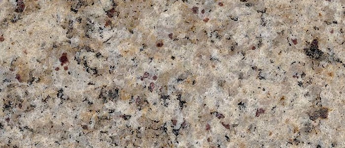 Closeup image of Santana Brown Granite countertop slab