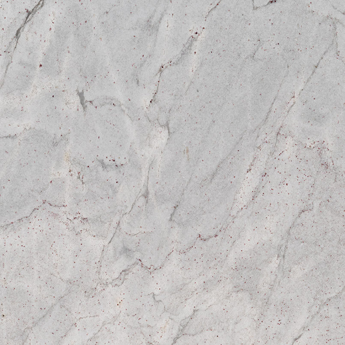 Closeup image of Stream White Granite countertop slab