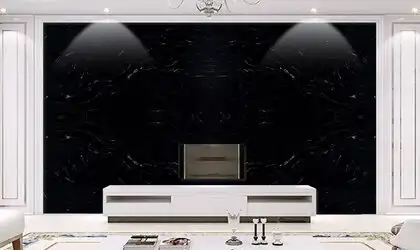 Image of installed Via Lactea Granite countertops