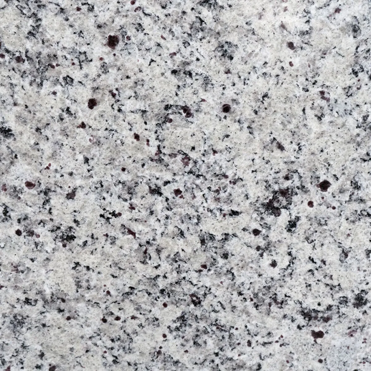 Closeup image of White Napoli Grey Granite countertop slab