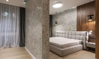 Image of installed White Napoli Grey Granite countertops