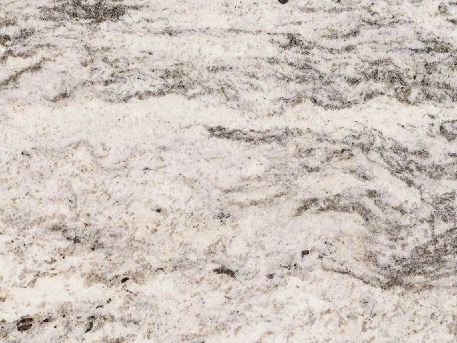 Closeup image of White Valley Granite countertop slab