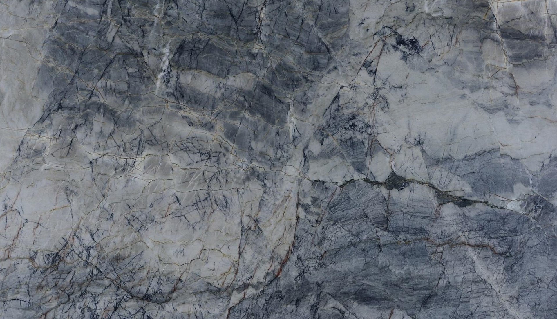 Image of Blue Lava Grey Quartzite countertop slab