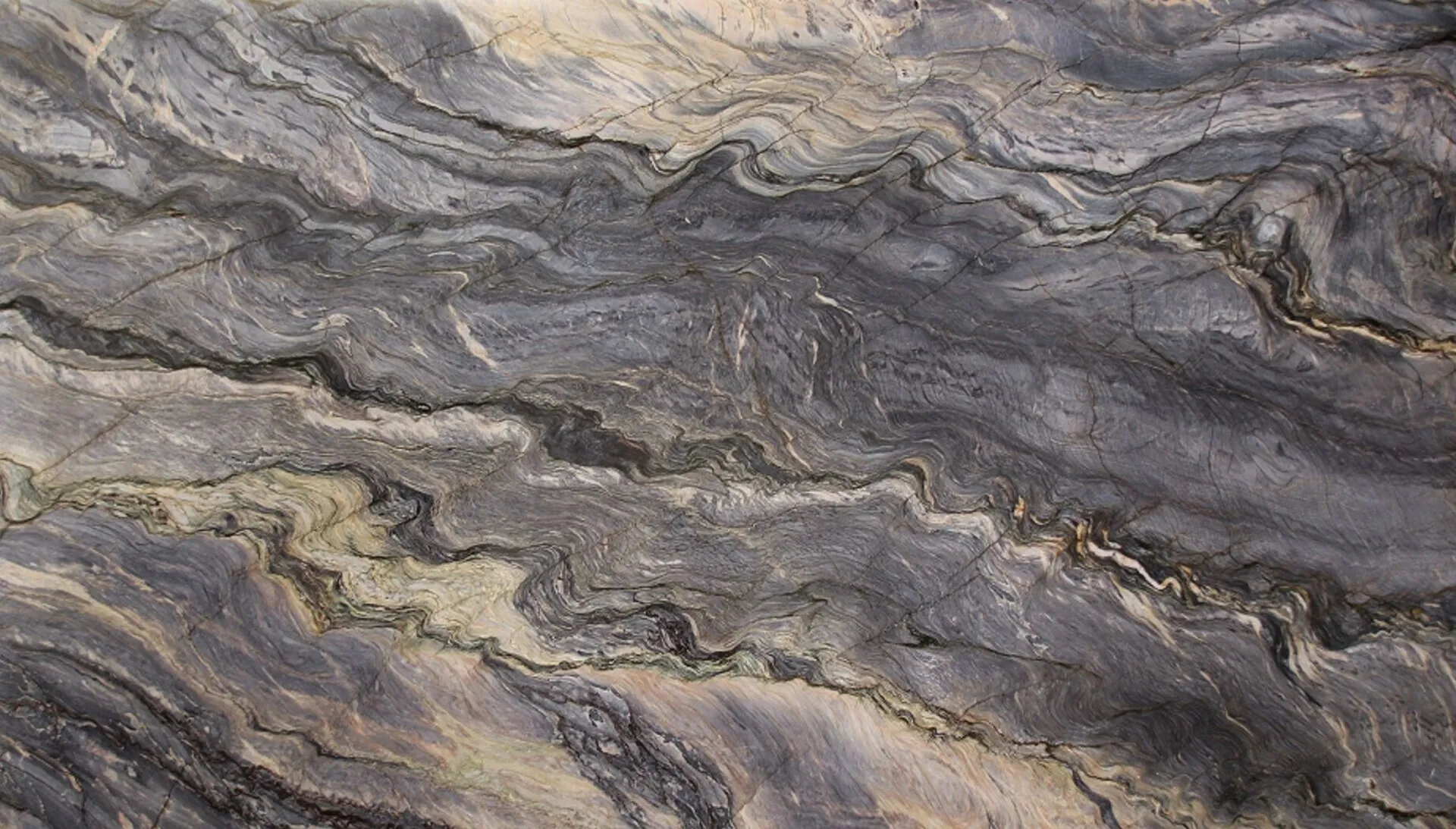 Image of Fusion Grey Quartzite countertop slab