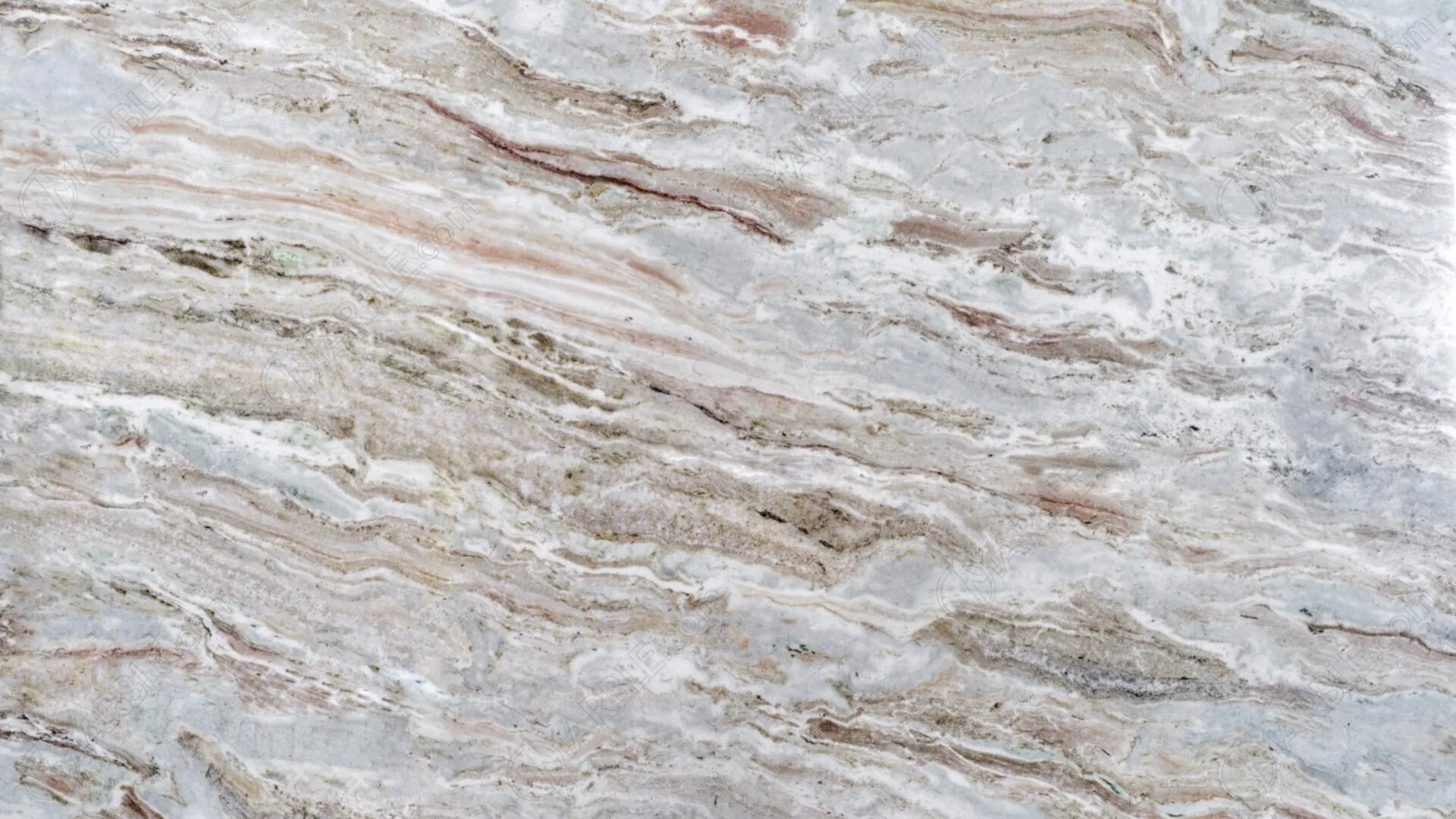 Image of Fantasy Brown Grey Marble countertop slab
