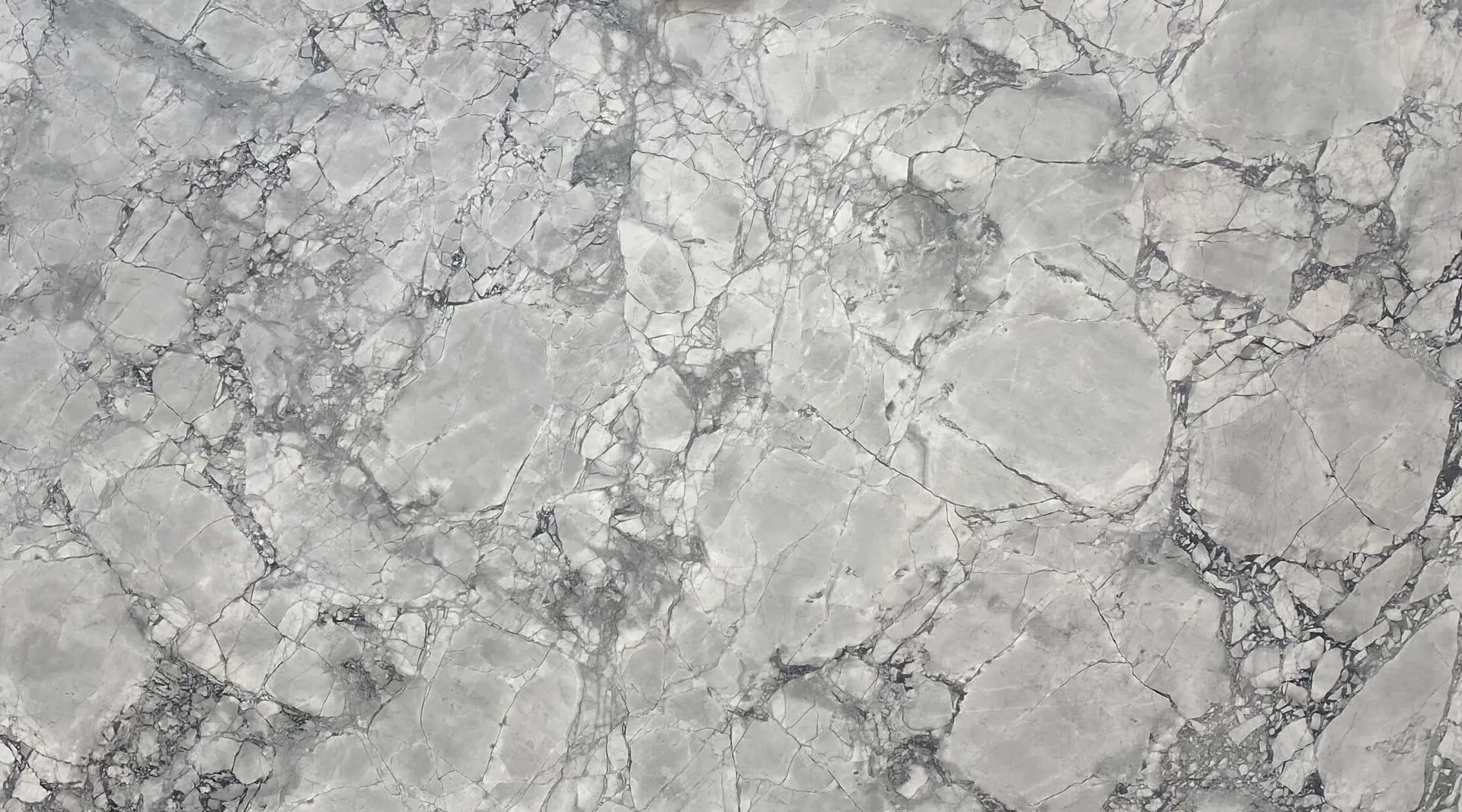 Image of Super White Grey Marble countertop slab
