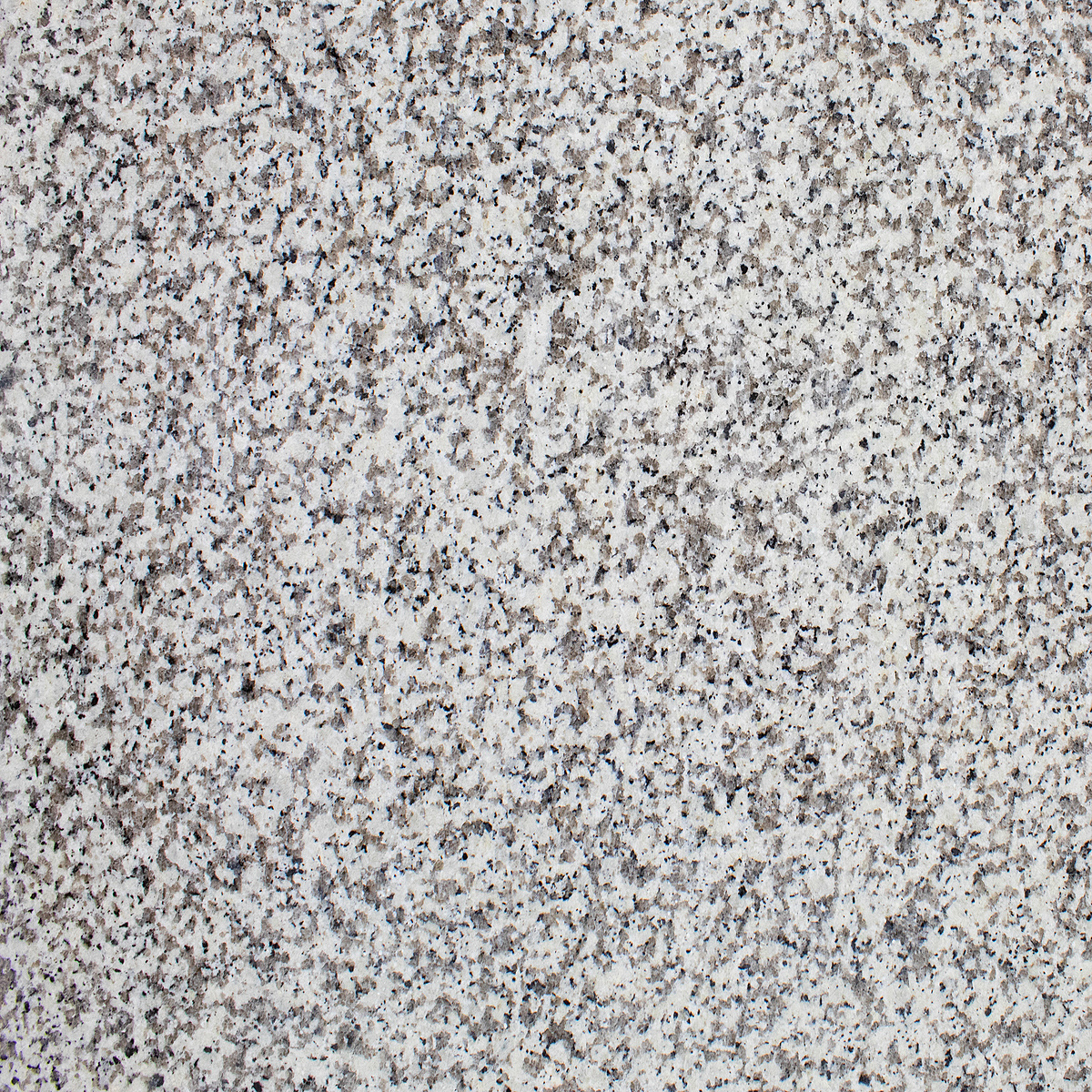 Closeup image of Blanco Real Grey Granite countertop slab