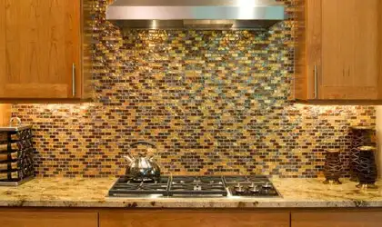Image of installed Lapidus Granite countertops