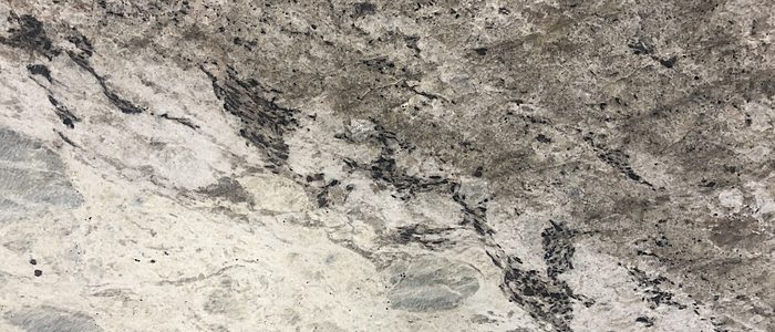 Closeup image of Mona Lisa Grey Granite countertop slab