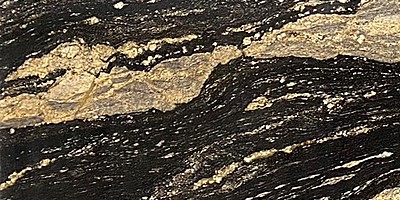 Closeup image of Silver Supreme Brown Granite countertop slab