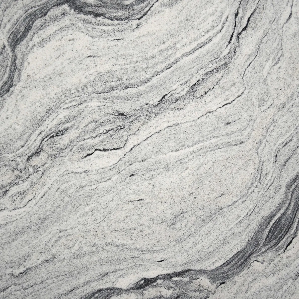 Closeup image of Viscount White Granite countertop slab
