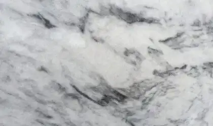 Closeup image of Mont Blanc Marble countertop slab