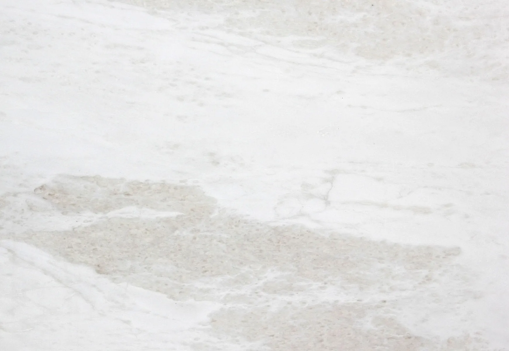 Closeup image of Namibian White Marble countertop slab