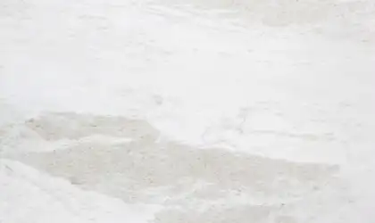 Closeup image of Namibian White Marble countertop slab