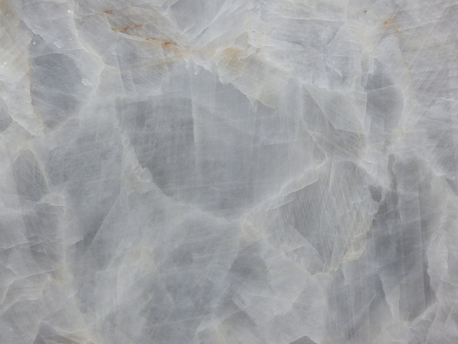 Closeup image of Opal White Grey Marble countertop slab