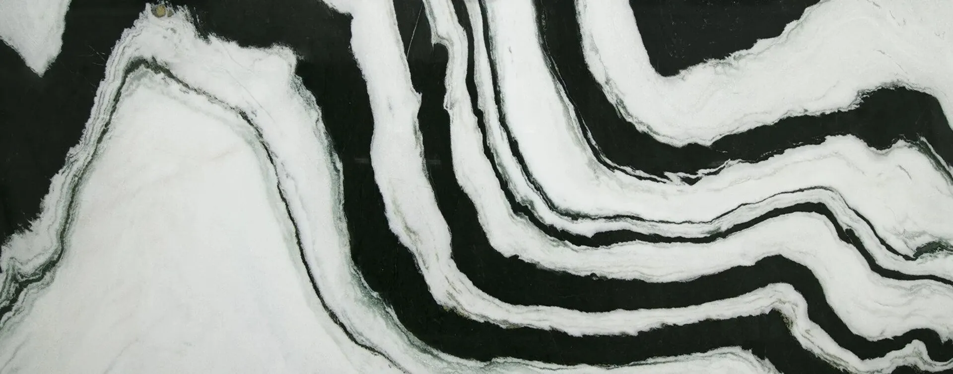 Image of Panda White Marble countertop slab