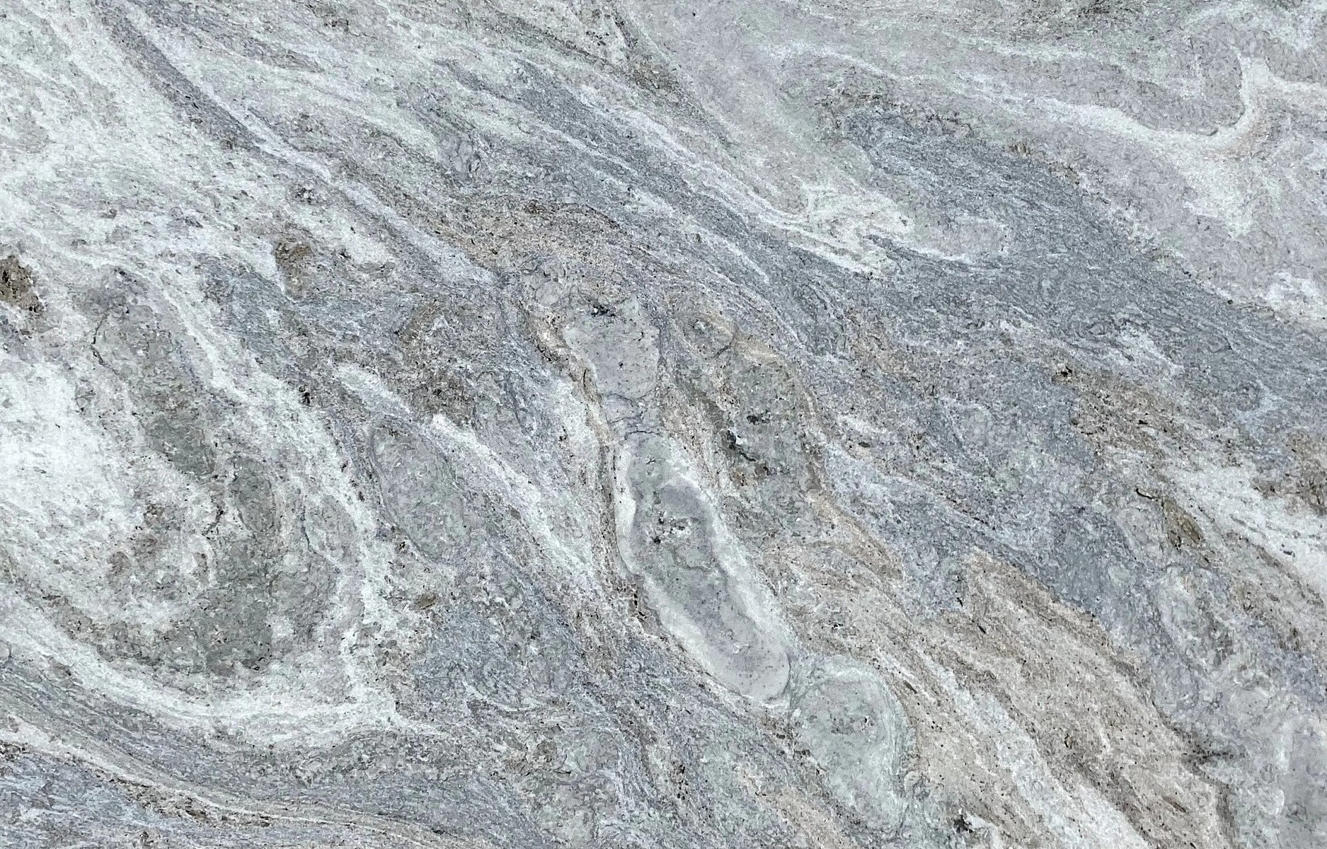 Image of River Blue Grey Marble countertop slab