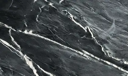 Closeup image of Marine Black Soapstone countertop slab
