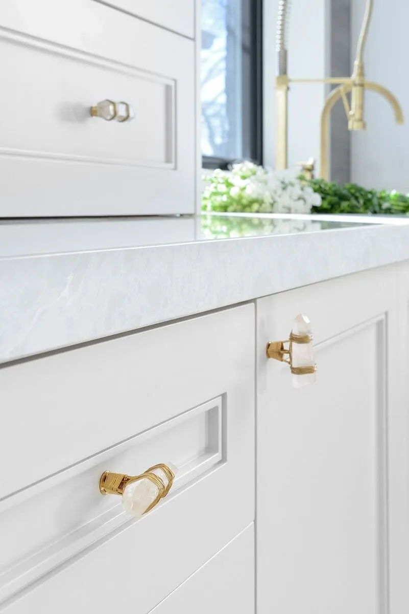 Image of installed Vicostone Icelake Grey Quartz countertops
