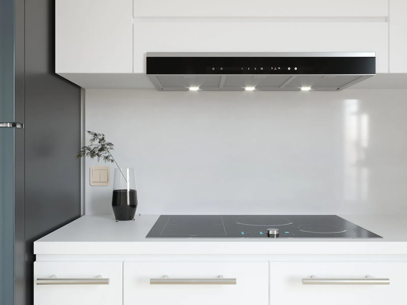 Image of installed Vicostone Thasos Quartz countertops