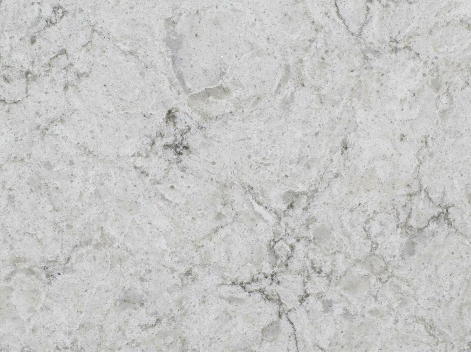Closeup image of Vicostone Argento Grey Quartz countertop slab
