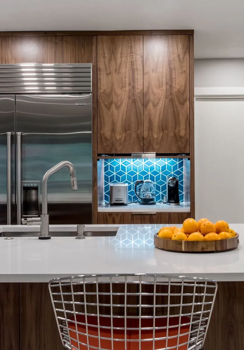 Image of installed Vicostone Super White Quartz countertops