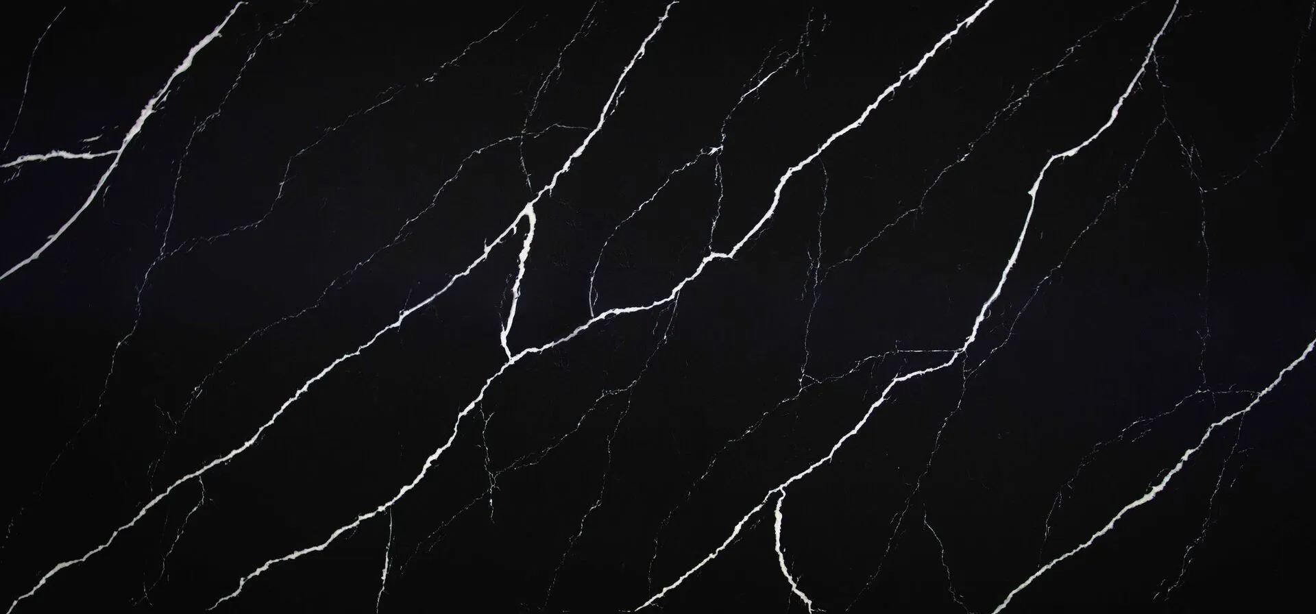 Image of Vicostone Nero Marquina Quartz countertop slab