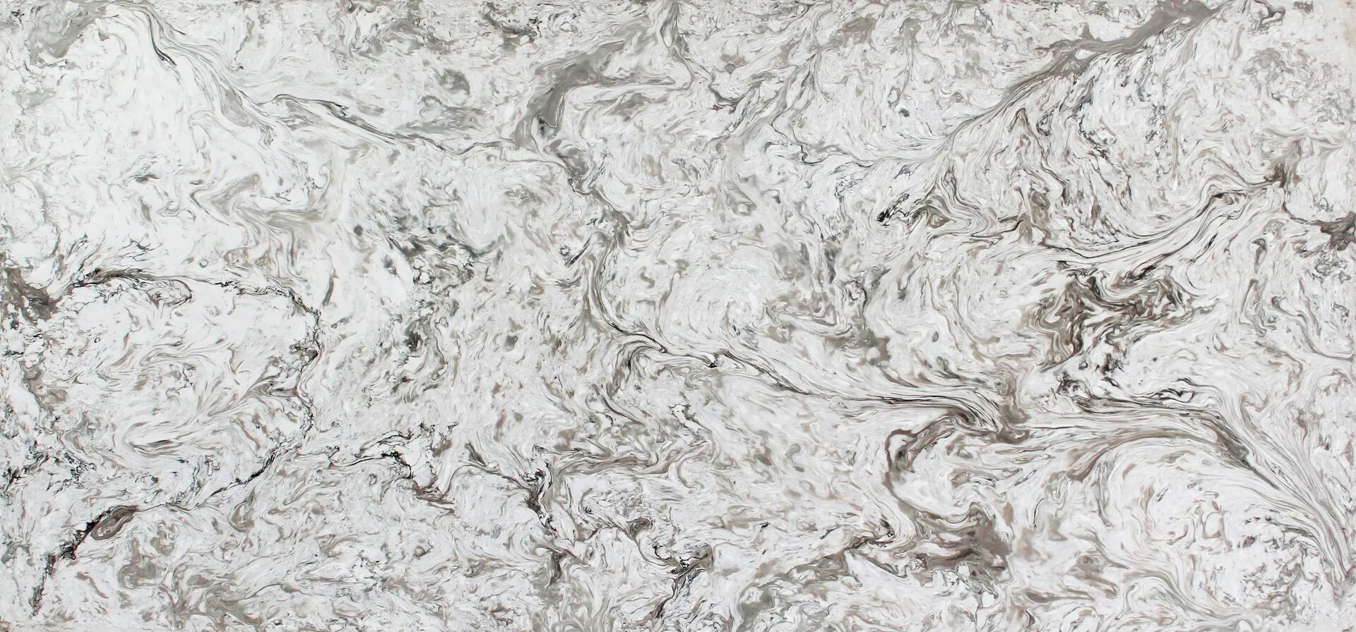 Image of Vicostone Avalanche White Quartz countertop slab