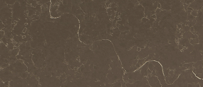 Closeup image of Vicostone Imperio Grey Quartz countertop slab