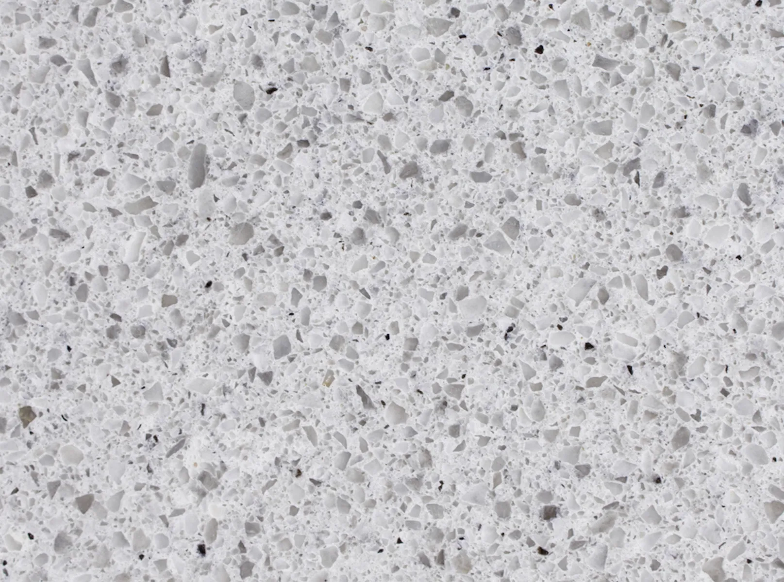 Closeup image of Vicostone Castelo Grey Quartz countertop slab