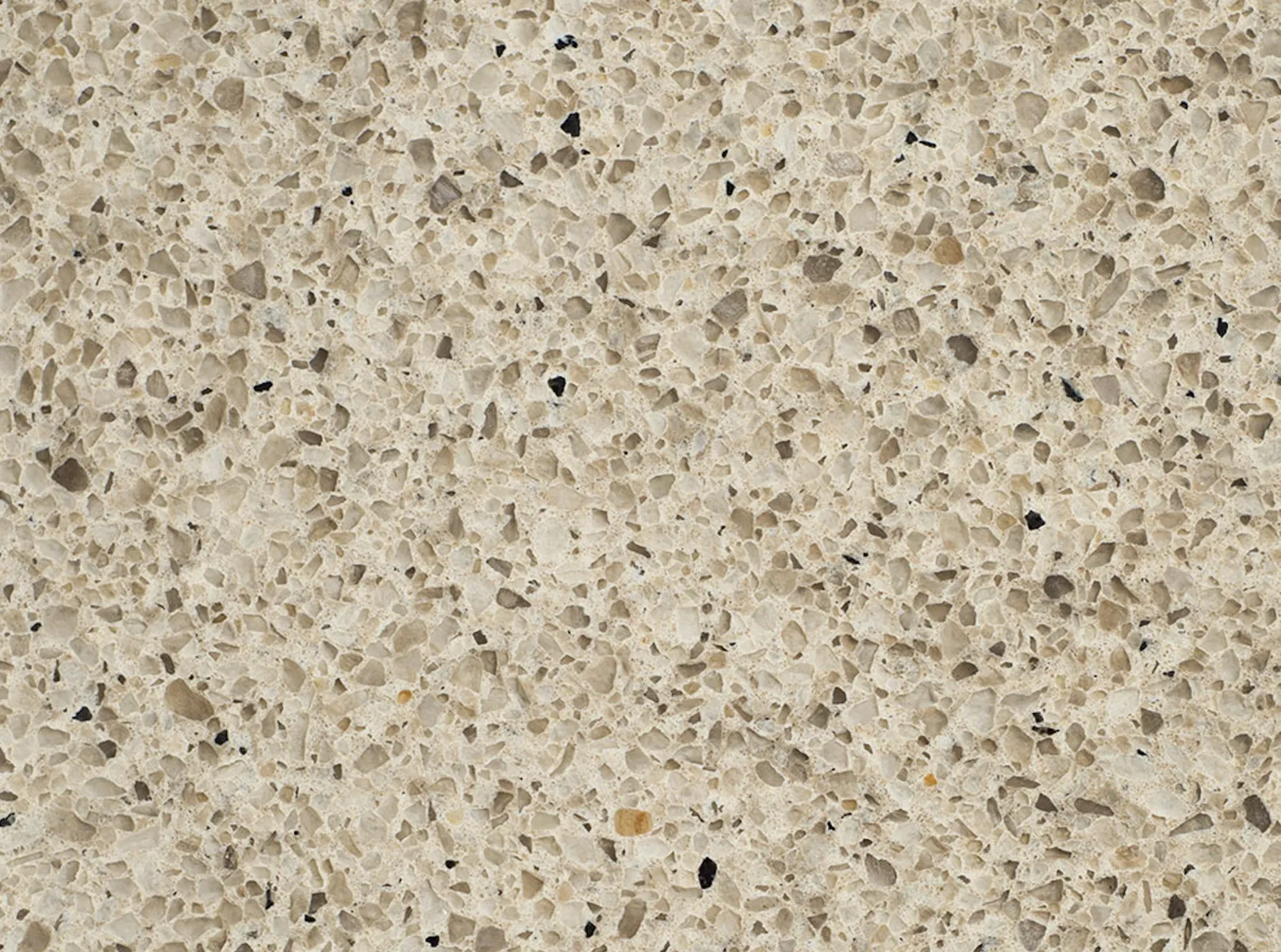 Closeup image of Vicostone Crystal Zebra Brown Quartz countertop slab