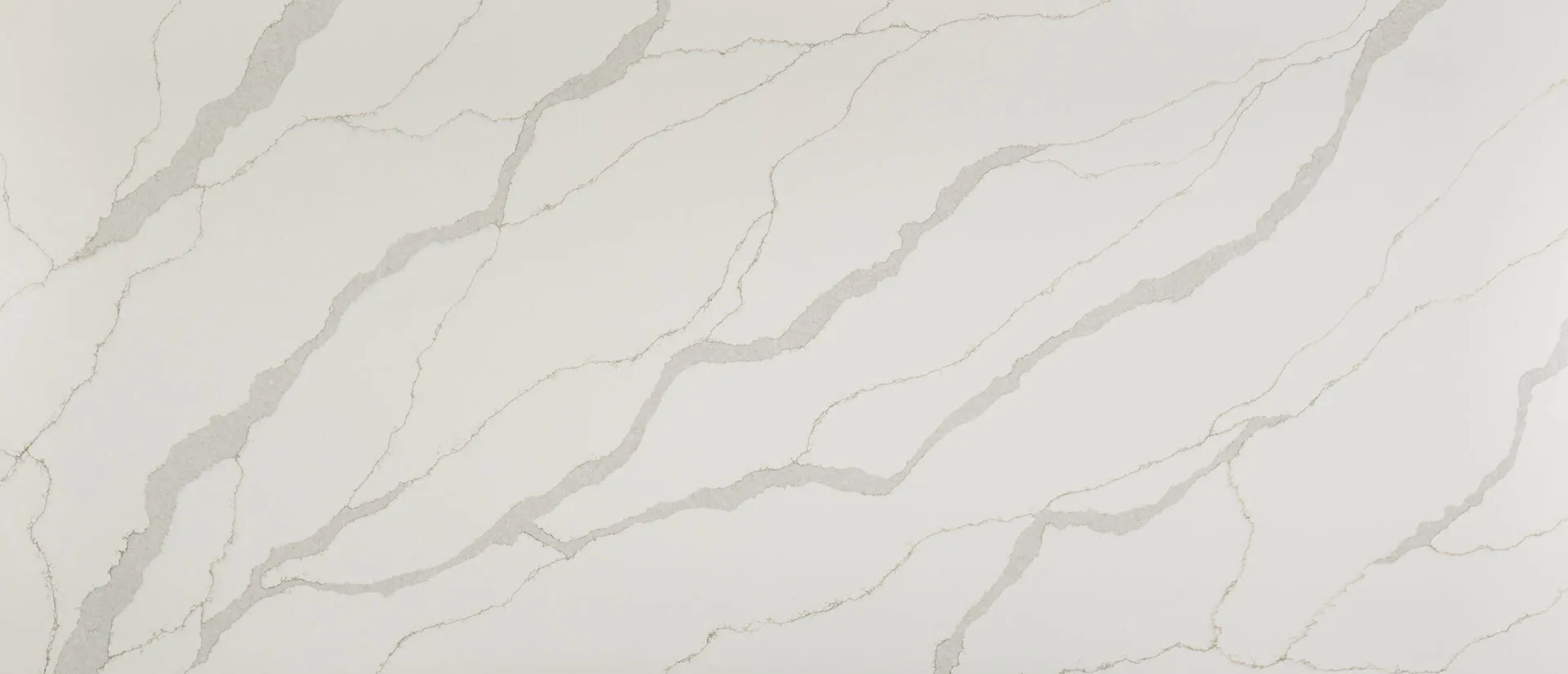 Image of Q Quartz Calacatta Idillio White Quartz countertop slab
