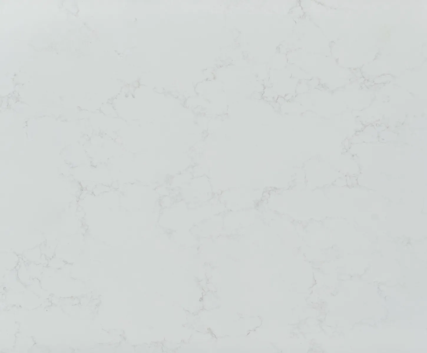 Closeup image of Vicostone Elbert White Quartz countertop slab