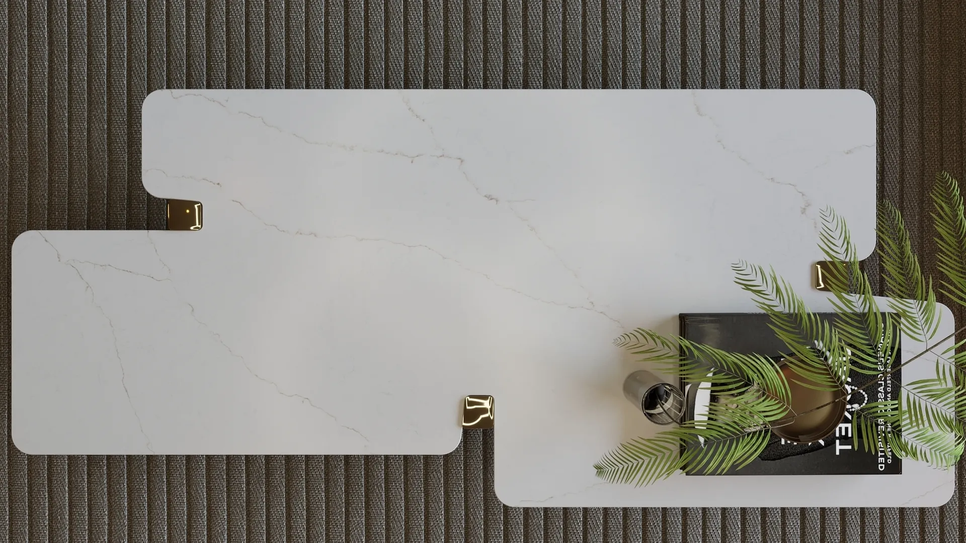 Image of installed Vicostone Lema White Quartz countertops