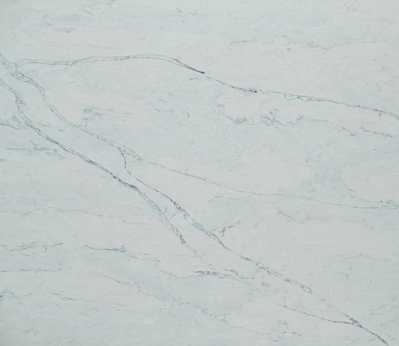 Closeup image of Vicostone Marino White Quartz countertop slab