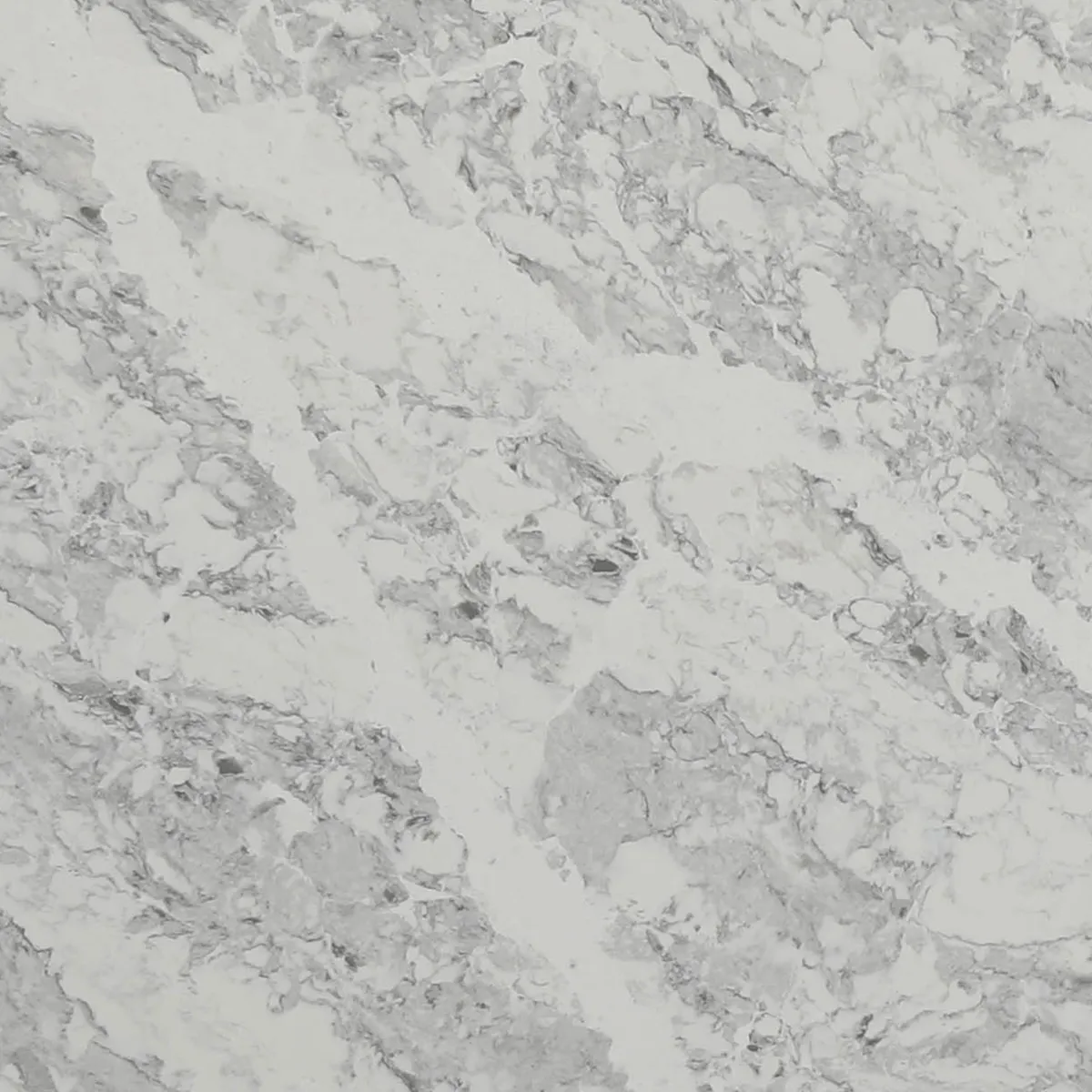 Closeup image of Vicostone Splendix White Quartz countertop slab