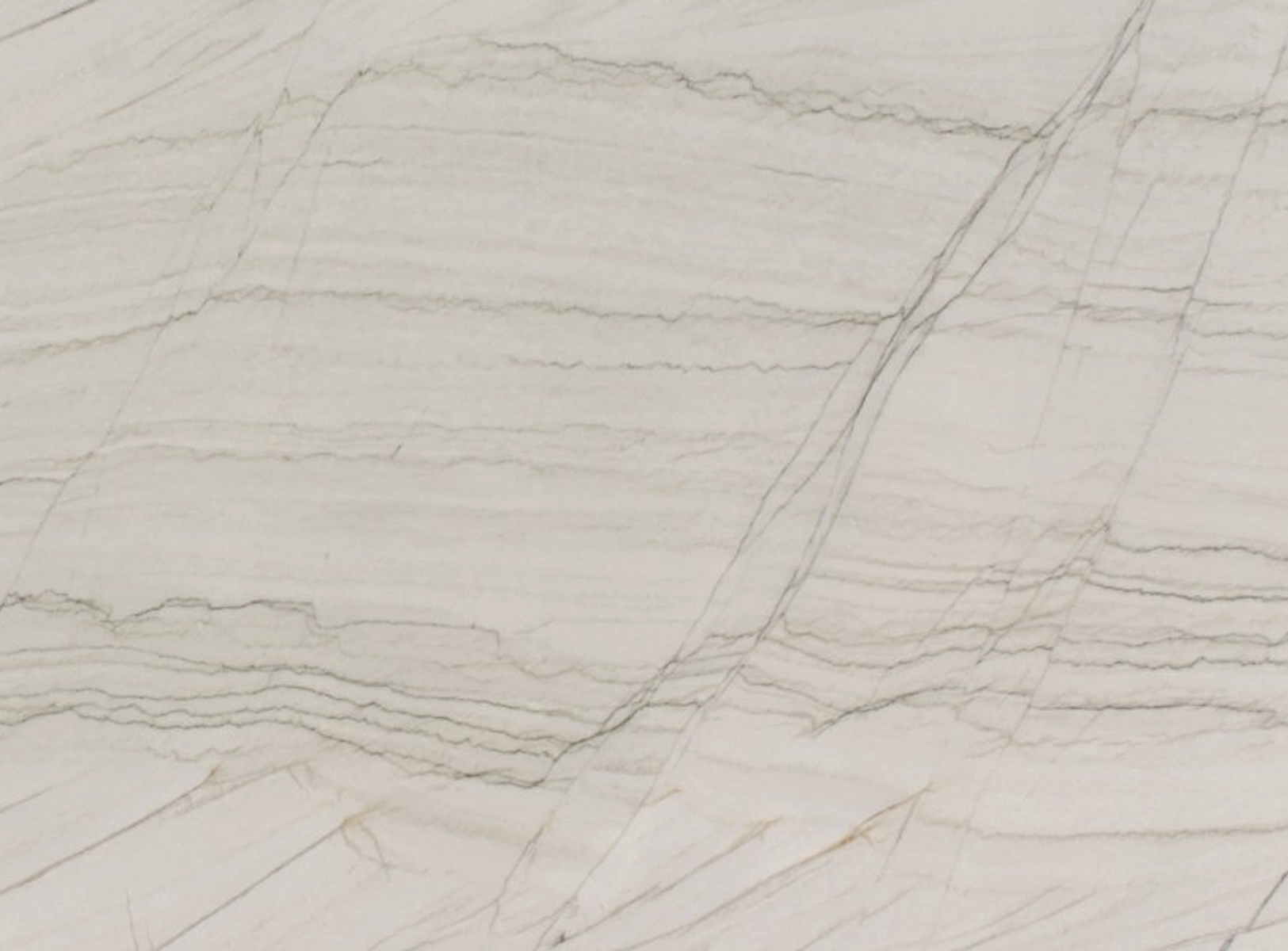 Closeup image of White Santorini White Quartzite countertop slab