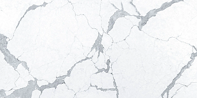 Image of Stratus Quartz Calacatta Capri White Quartz countertop slab