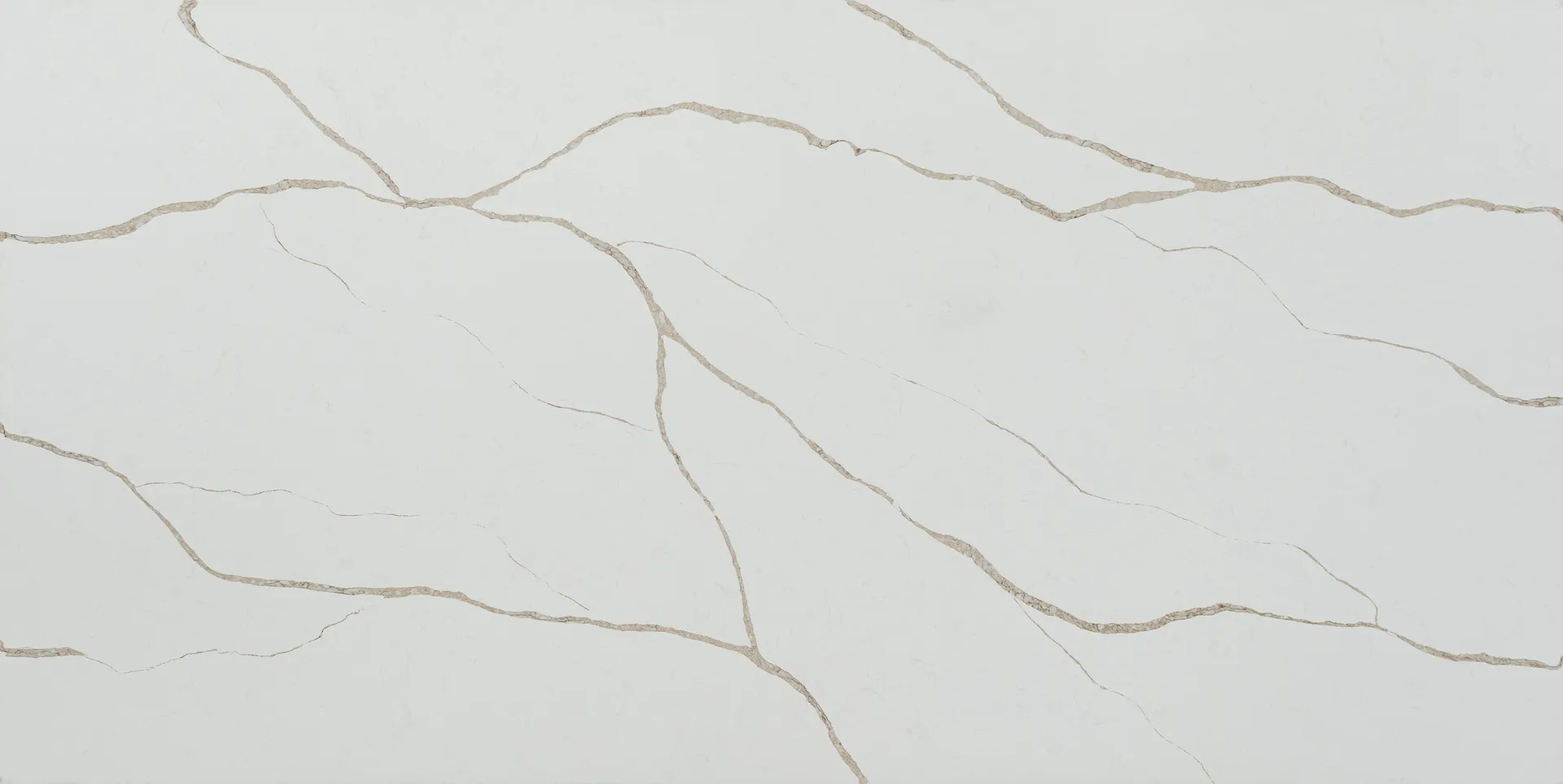 Image of Vicostone Alessandria Oro White Quartz countertop slab
